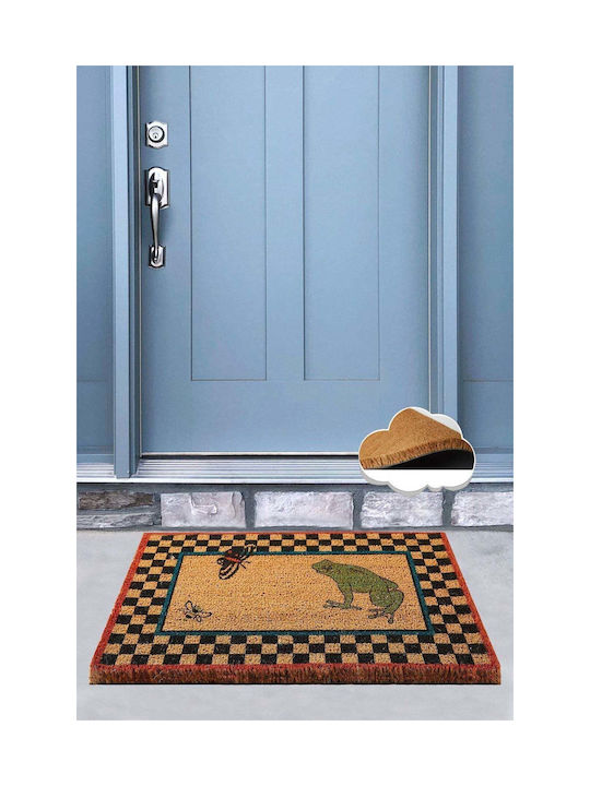 SteweHome Non-Slip White Entrance Doormat 60x40cm