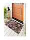SteweHome Non-Slip Orange Doormat 70x45cm