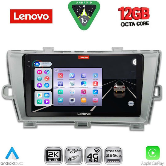 Lenovo Car Audio System for Toyota Prius BMW X1 / X3 / X4 2009-2015 Bluetooth USB WiFi GPS Apple CarPlay Android Auto with 9" Touch Screen