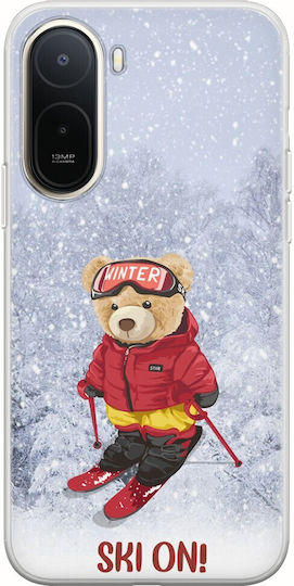 Mobile Phone Case Xmas Bear Ski On Xiaomi Redmi A7 Pro Flexible TPU Transparent Silicone