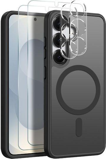 Northjo Σετ Προστασίας 5 Σε 1 Back Cover Πλαστικό Μαύρο (Galaxy S25)