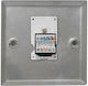 Av:link Wallplate Cat5 Connection Steel 122.297uk