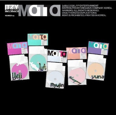Itzy 12th Mini Album Motto Member Ver Random Pick