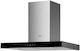 Cata Legend 600 XGBK Chimney Vent Hood 60cm Inox & Black Glass