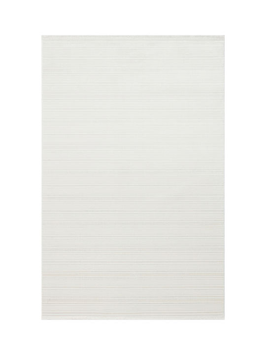 SteweHome Αντιολισθητικό Χαλί Ορθογώνιο Λευκό 100x300cm