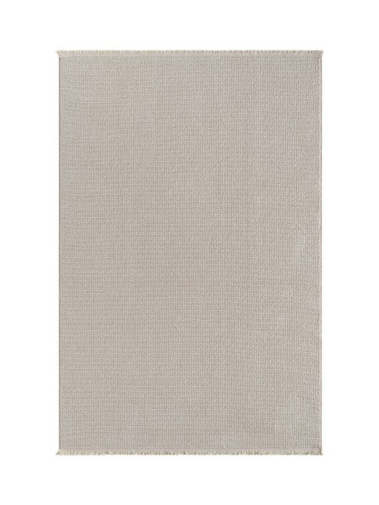 SteweHome Covor Antiderapant Rectangular Din Bumbac Bej 160x230cm