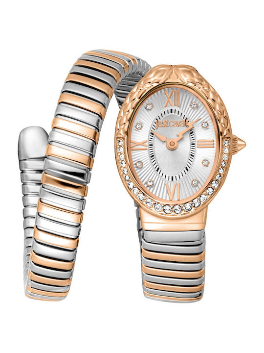 Just Cavalli Ceas De Damă 31mm Cu Baterie Cu Br...