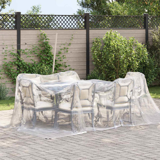 vidaXL Wasserdicht Planen 5x3.5m Transparente