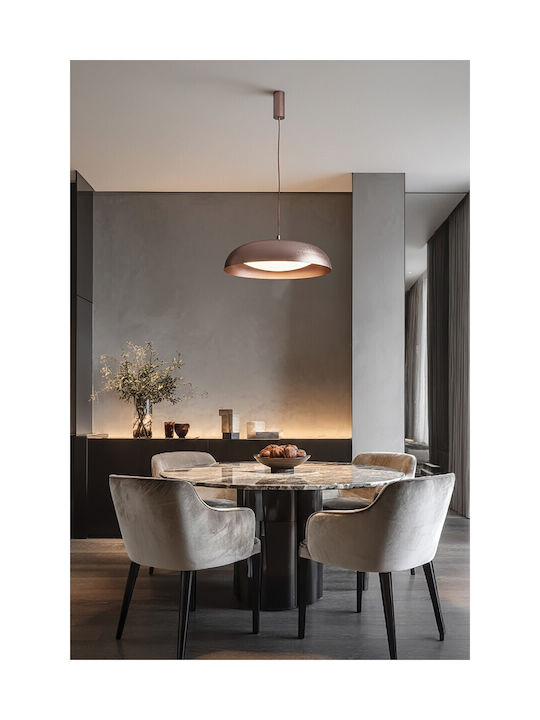 VK Lighting Pendant Light Gold LED with Warm White Light