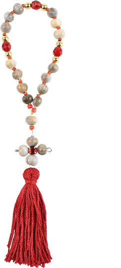 Mount Athos Prayer Beads 12 Tears Of The Virgin Mary And Red Beads