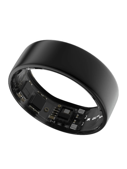 Ultrahuman Air Intelligente Ringe 17.1mm Wasserdicht mit Herzfrequenzsensor Mattes Grau