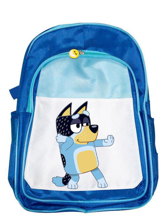 Kinder Schulranzen Bluey Blau 41x30x15cm