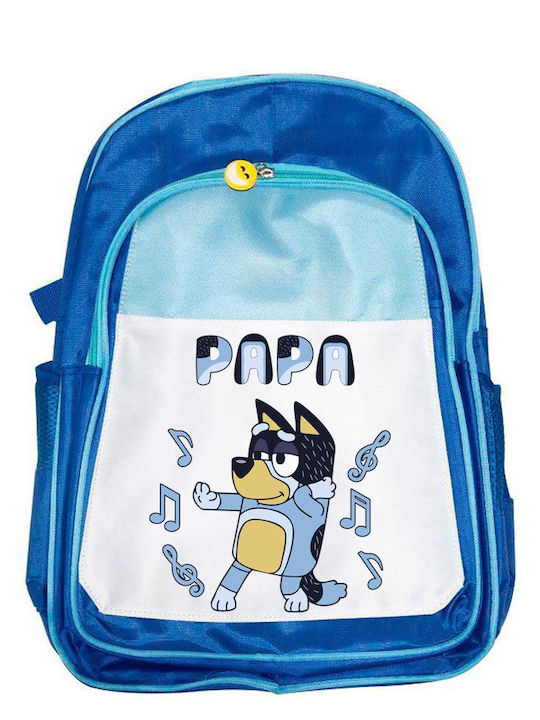 Kinder Schulranzen Bluey Blau 41x30x15cm