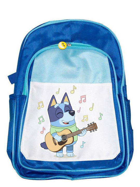Kinder Schulranzen Bluey Blau 41x30x15cm