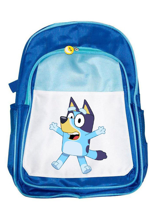 Kinder Schulranzen Bluey Blau 41x30x15cm