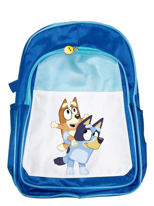 Kinder Schulranzen Bluey Blau 41x30x15cm