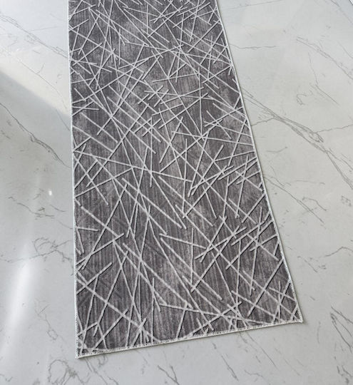 Linea Home 5042 Non-Slip Rectangular Gray Rug 140x200cm