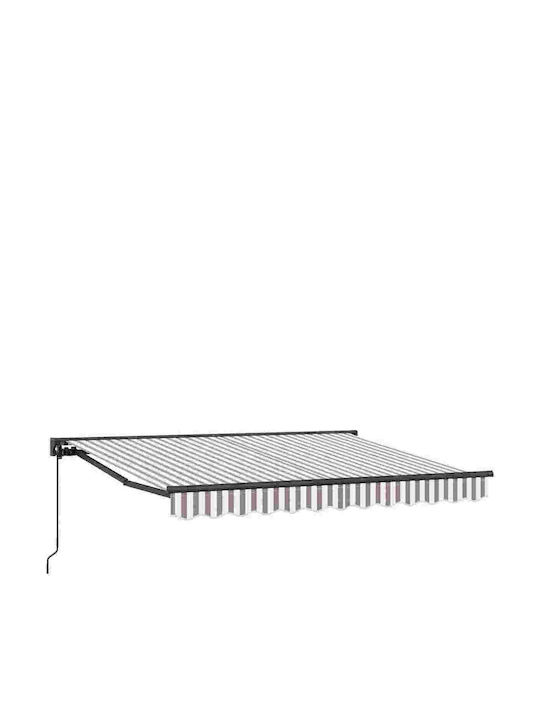 vidaXL Terrasse Zelt Grau 3x2.5m