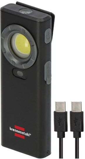 Brennenstuhl Rechargeable LED Flashlight IP56 with Maximum Brightness 1200lm