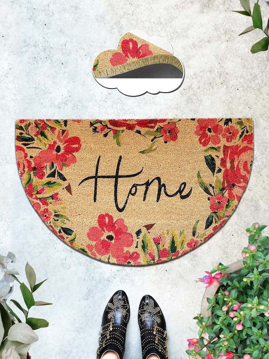 SteweHome Non-Slip Multicolour Doormat Cut to Size Width 45cm