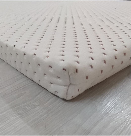 SteweHome Ανώστρωμα Μονό Foam με Αποσπώμενο Κάλυμμα 60x120x10εκ.