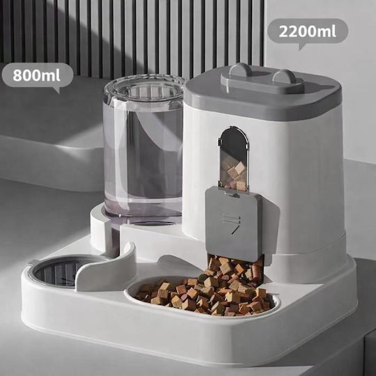 Animal Automatischer Futternapf aus Propylen für Hund & Katze