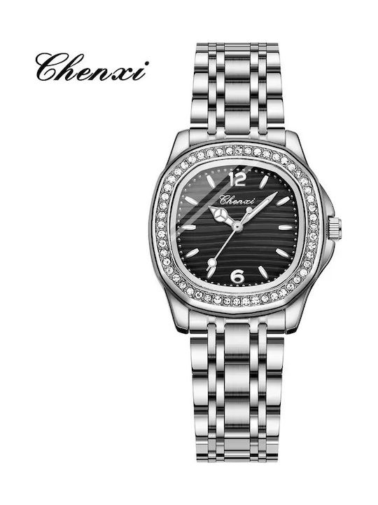 Womens Watch 33mm Battery With Silver Metal Bracelet