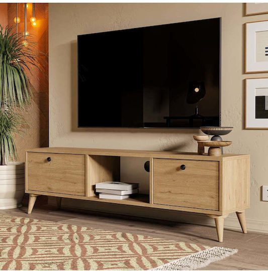 Έπιπλο Τηλεόρασης Καφέ Μ138xΠ30xΥ42cm