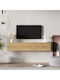 Brown TV Stand L150xD31xH28cm