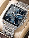 Men's Watch 40mm Battery with Silver Metal Bracelet