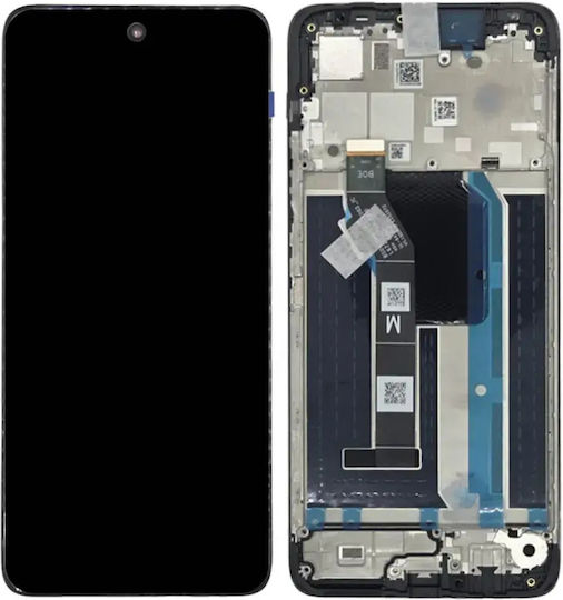 Motorola Ecran Cu Mecanism Tactil Și Ramă Pentru Moto G57 Power Negru