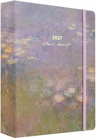 Premium Academic Weekly Diary 2026/2027 17 Months 16.5x20cm Idole Monet By Kokonote