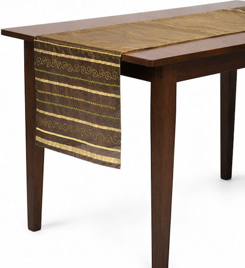 Runner Verde-Auriu 40x160 cm