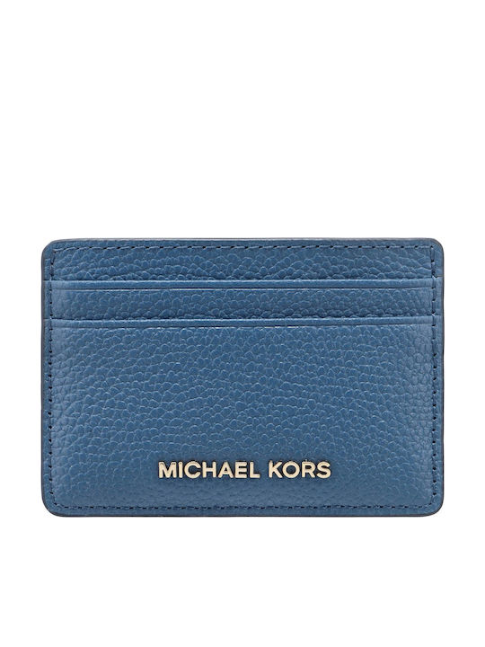 Michael Kors Leather Women's Card Wallet Blue