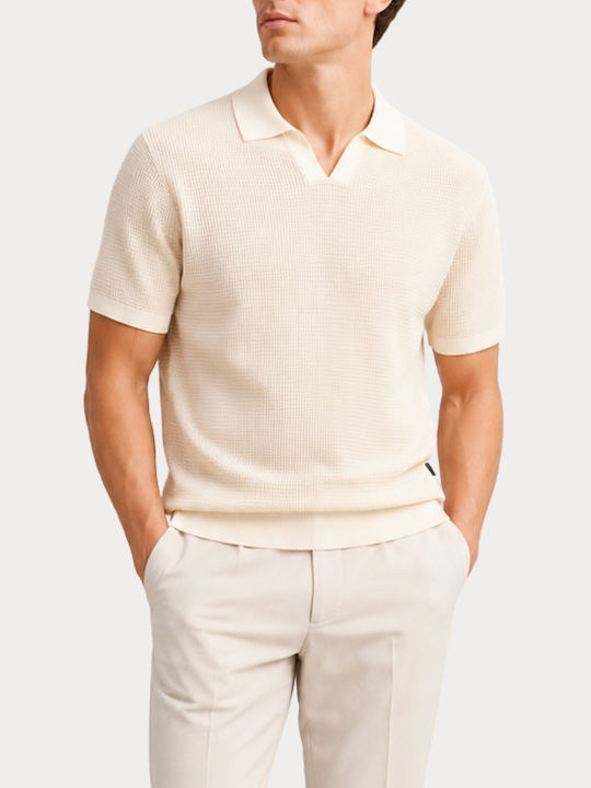 Jack & Jones Neck Polo Herrenblusen Kurzarm Weiße