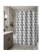 Chios Hellas Shower Curtain Fabric 180x200cm Gray KO034