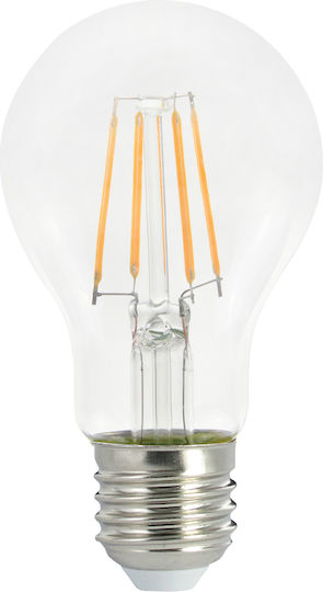 Aca LED Glühbirne 4.5W für E27 Fassung und Form A60 Warmes Weiß 470lm