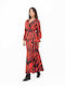 Maxi Damenkleid Rote