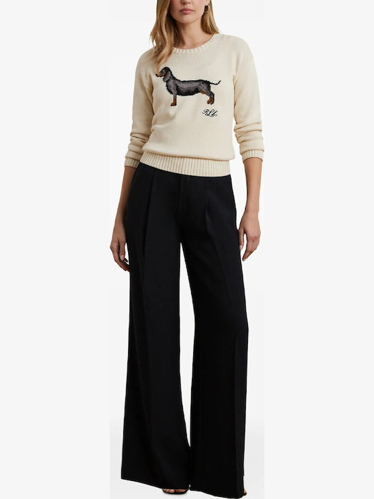 Women's Fabric Trousers Black