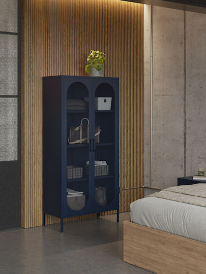Ντουλάπα Γραφείου Μεταλλική Diora Blue 40x80x170cm