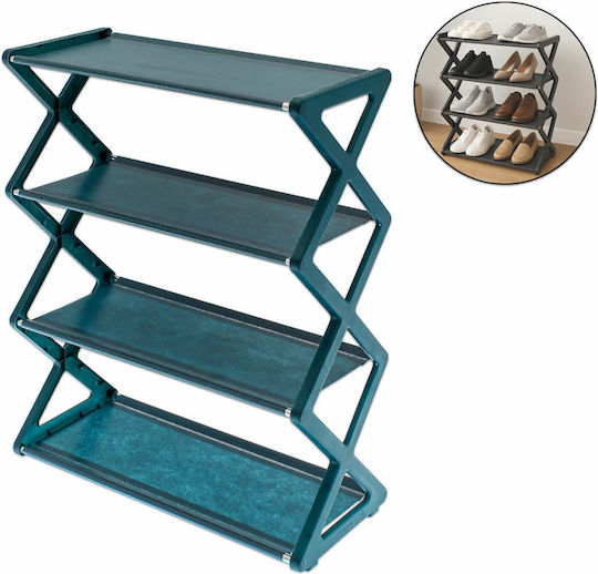 Metallische Schuhorganisatoren 42x18.5x49.5cm YH8809-4B