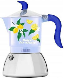 Bialetti Ηλεκτρικό Μπρίκι Espresso Inox Μπλε