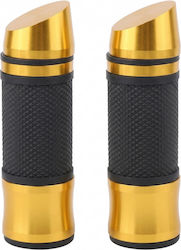 Motorcycle Grips Black-Gold Colour W02262-1 Rl16113