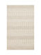 SteweHome Handmade Rectangular Beige Rug 130x190cm