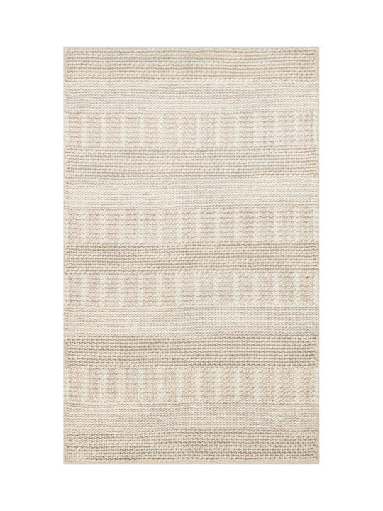 SteweHome Handmade Beige Runner Rug 80x150cm