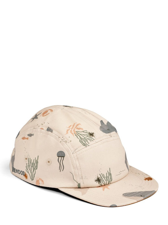 Liewood Kids' Fabric Hat Rory Beige
