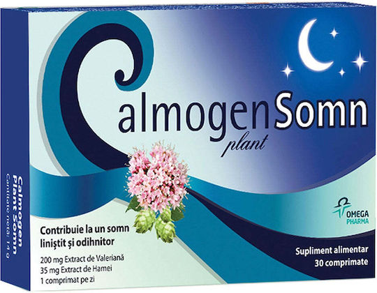 Omega Pharma Calmogen Plant Somn 200mg 30 Comprimate