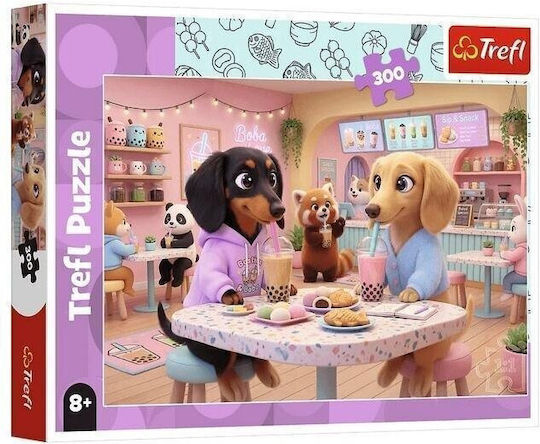 Dachshunds In The Café Puzzle 2D 300pcs