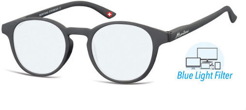 Montana Eyewear Reading Glasses +3.00 In Black Colour