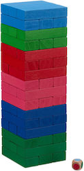 Colored Wooden Balance Tower Relaxdays Colored Wooden Balance Tower Relaxdays
